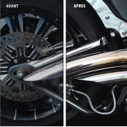 Nettoyage Chrome Moto